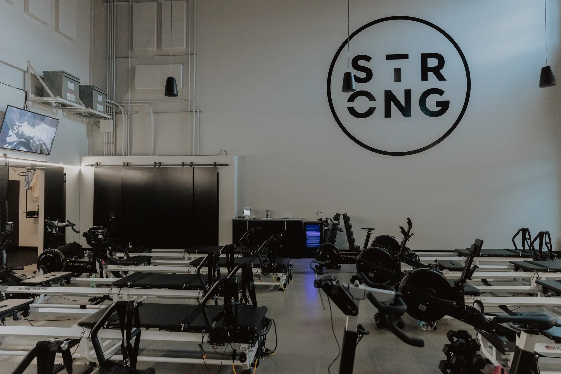 The Rowformers and training space at STRONG Kelowna